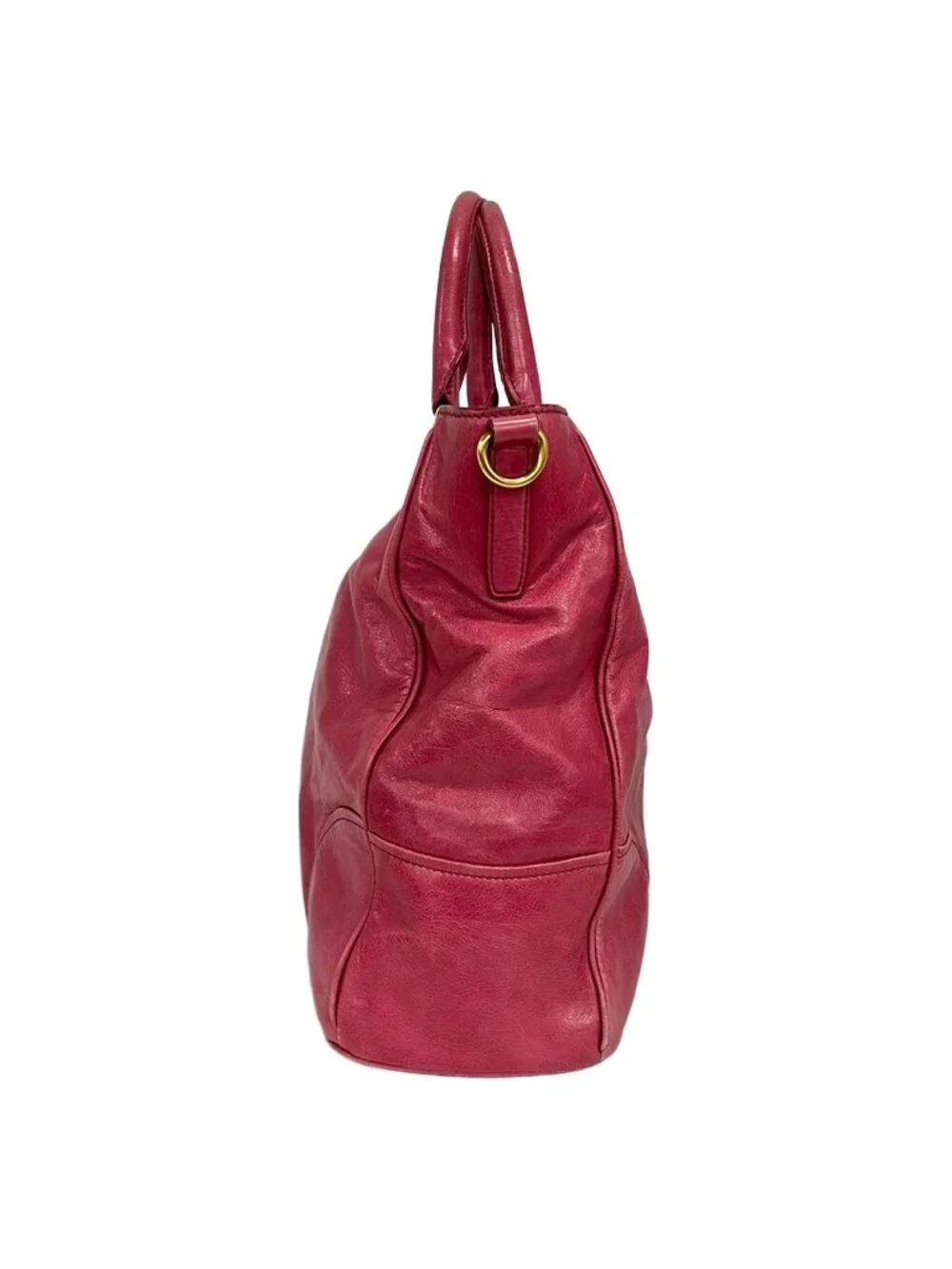 Prada Tote Pink Leather